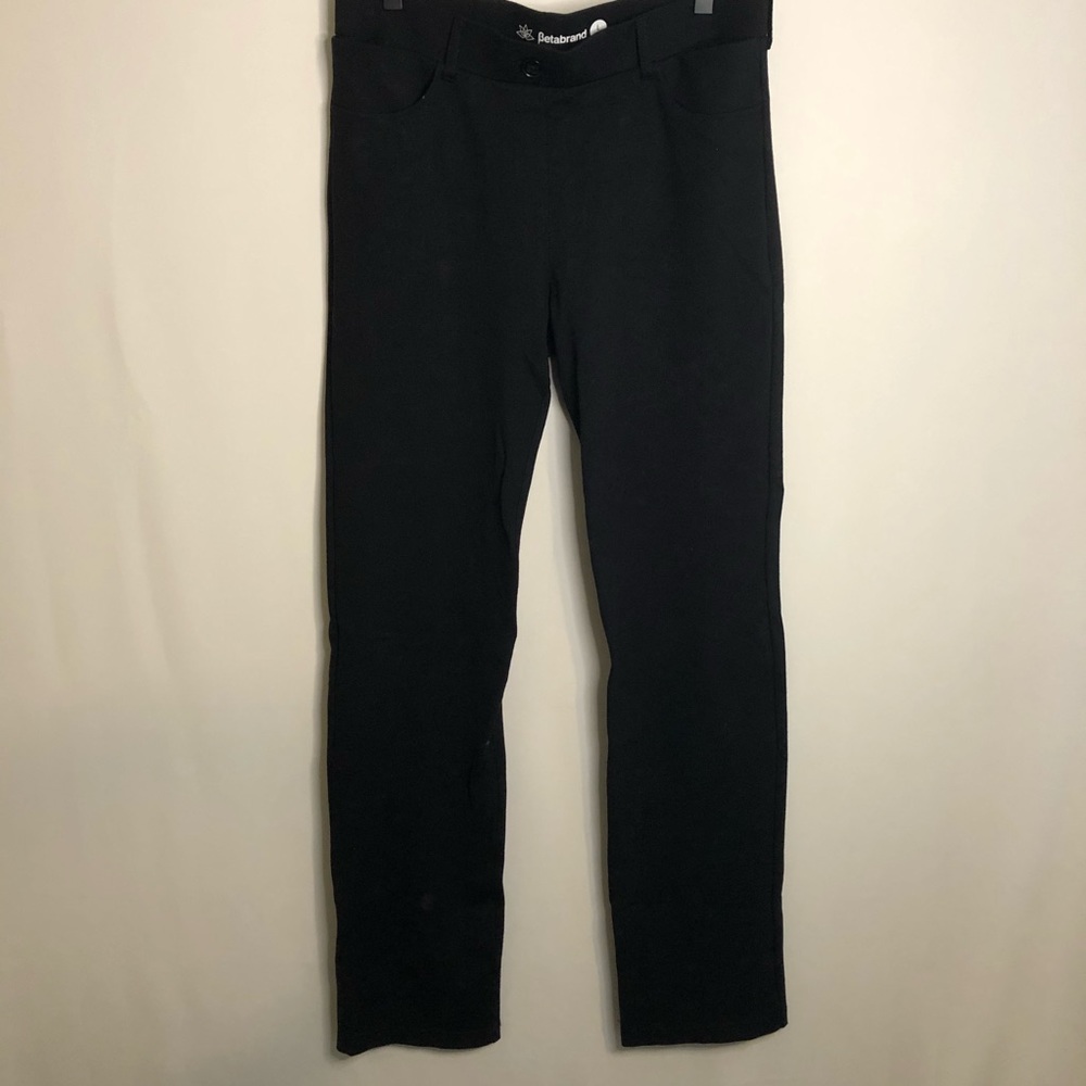 Beta Brand 7 Pocket Black Straight Leg sz-L-Long